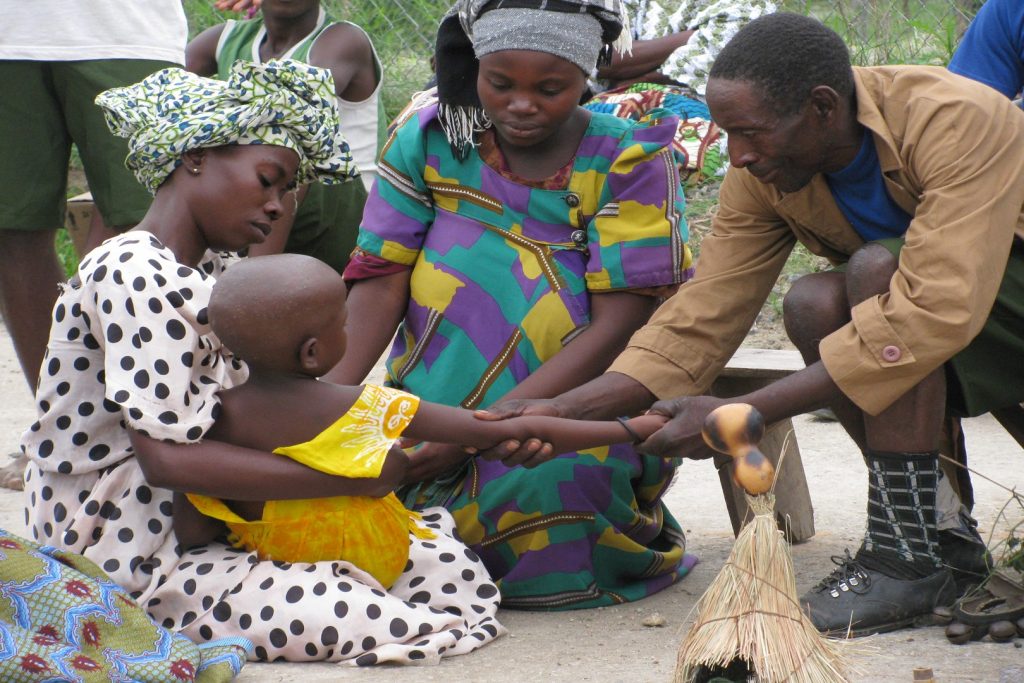 Some of the members of the Kikorongo Women's Community, near Queen Elizabeth National Park